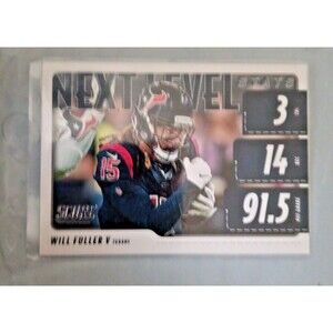 NLS-WF Will Fuller V Next Level Stats Houston Texans 2020 Score Football Card LP